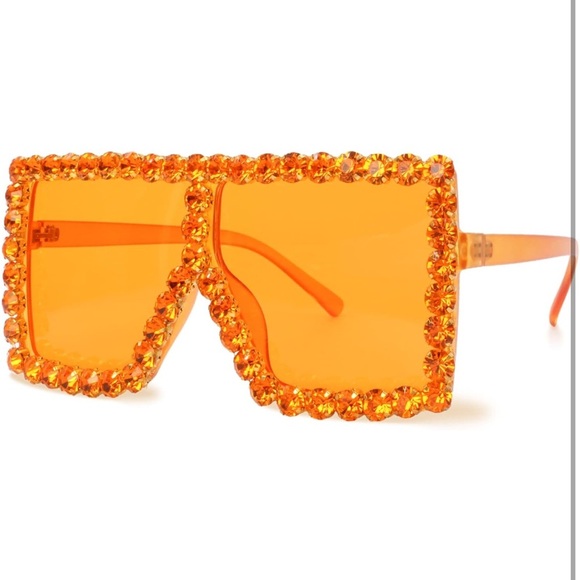 Oversized Orange Statement Glasses with Decorative Border
NWT’s - Picture 4 of 5